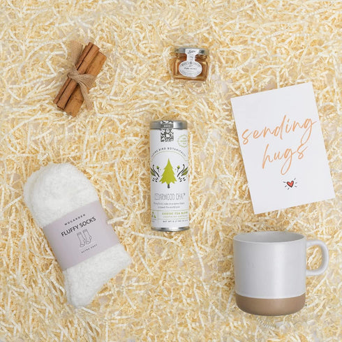 Sending Hugs Get Well Self Care Gift Box for Women